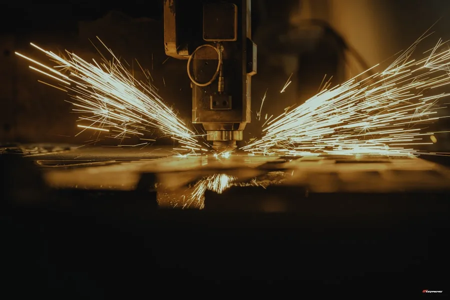 Corte e gravação a laser